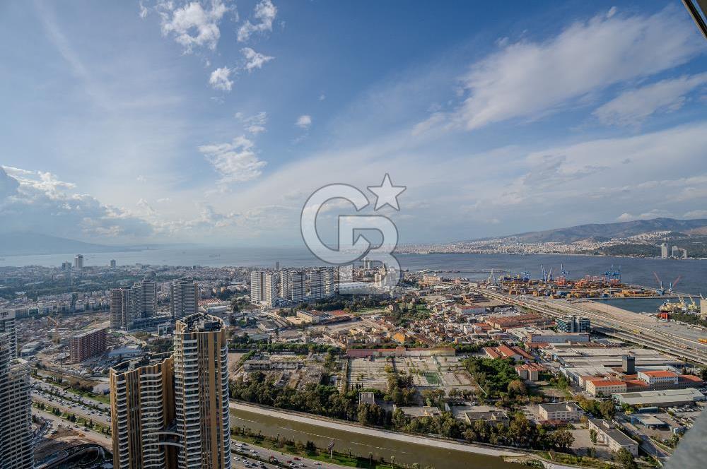 MAHAL BOMONTİ 47. KAT | 302 m² KİRALIK HOME OFİS | PANORAMİK İZMİR MANZARASI