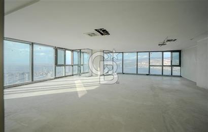MAHAL BOMONTİ 47. KAT | 302 m² KİRALIK HOME OFİS | PANORAMİK İZMİR MANZARASI