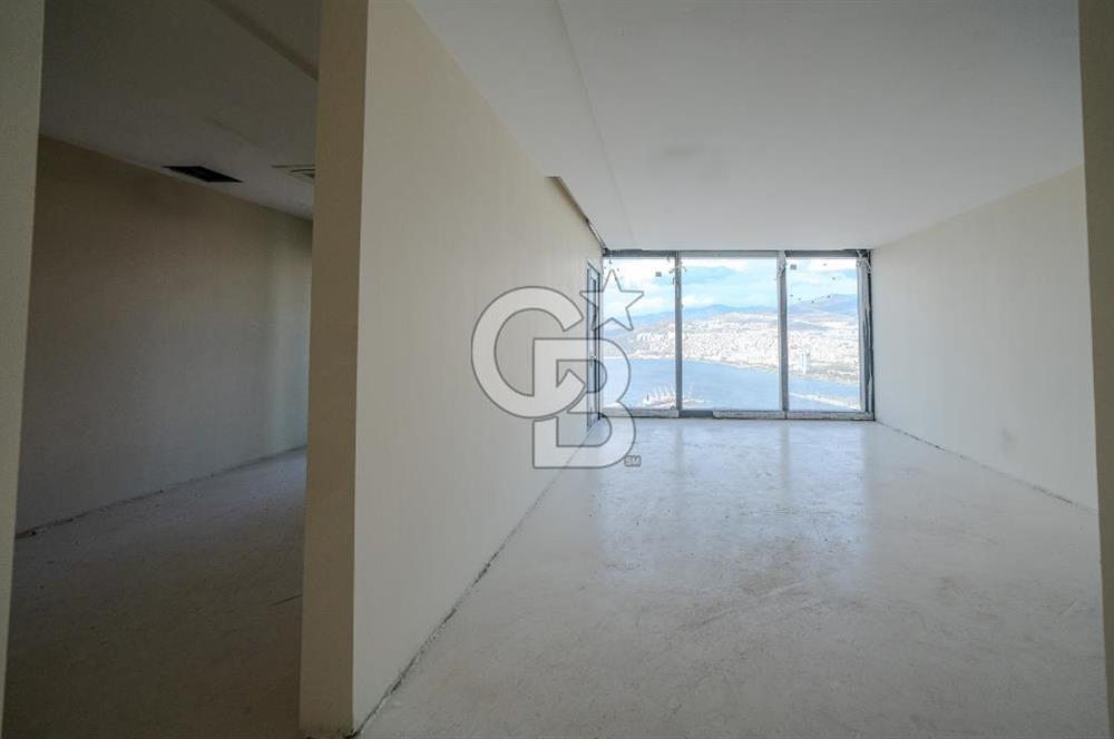 MAHAL BOMONTİ 47. KAT | 302 m² KİRALIK HOME OFİS | PANORAMİK İZMİR MANZARASI