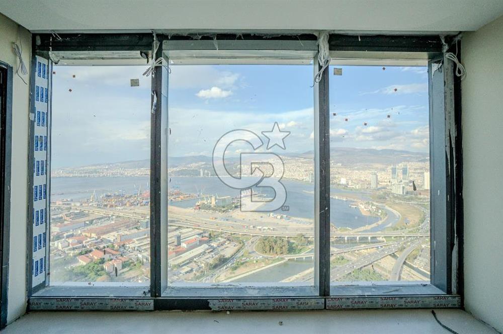 MAHAL BOMONTİ 47. KAT | 302 m² KİRALIK HOME OFİS | PANORAMİK İZMİR MANZARASI