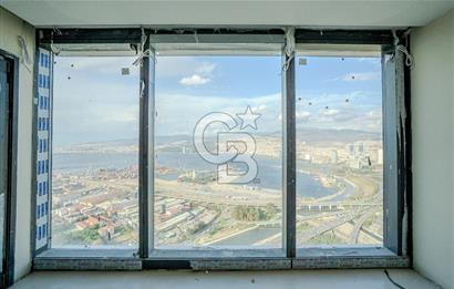 MAHAL BOMONTİ 47. KAT | 302 m² KİRALIK HOME OFİS | PANORAMİK İZMİR MANZARASI
