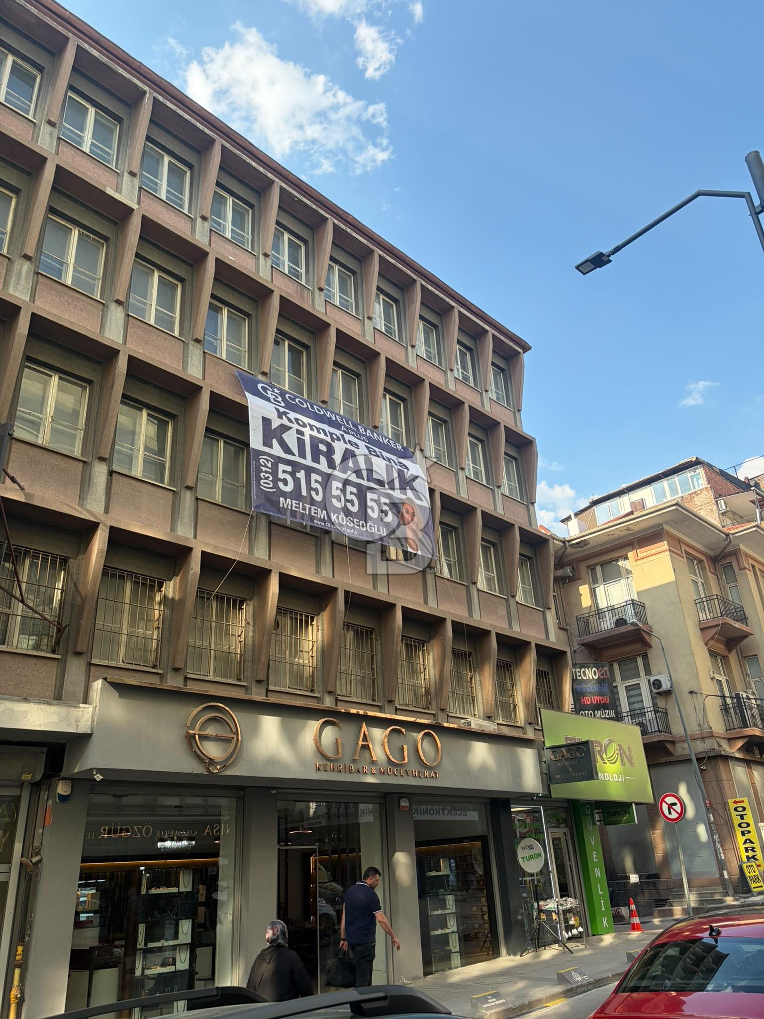 Ulus Merkezi Konumda Komple/ Kat Bazlı Kiralık Ticari Bina