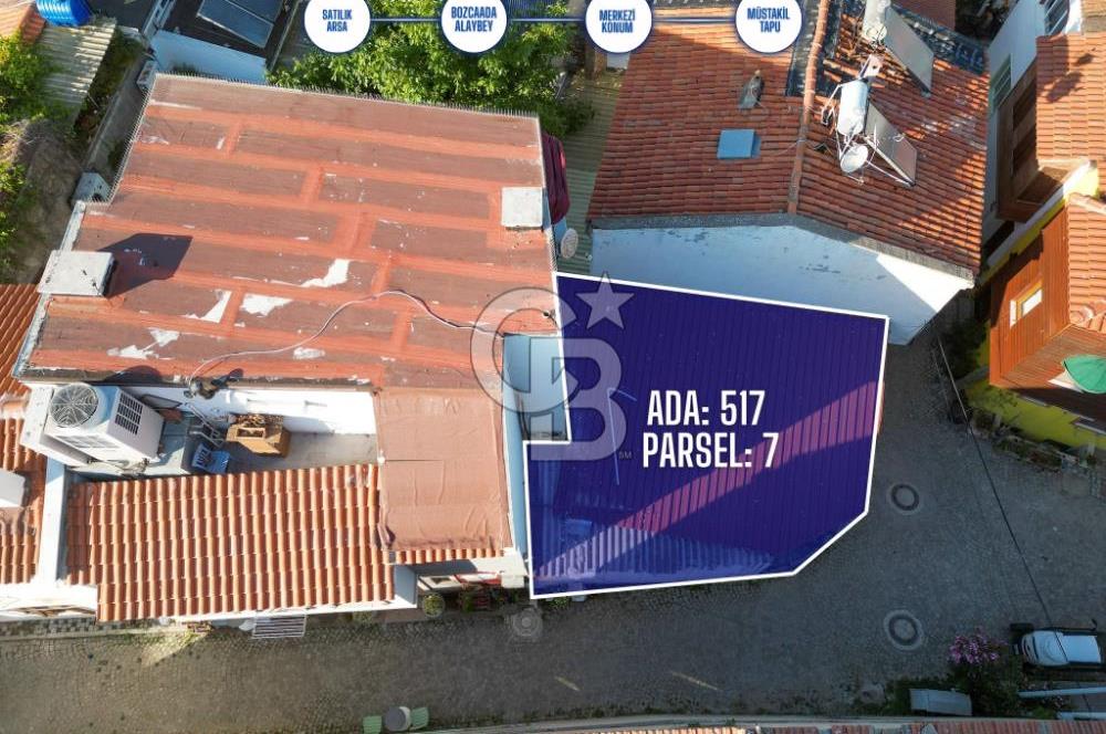 BOZCAADA ALAYBEY MAHALLESINDE SATILIK KÖŞE ARSA