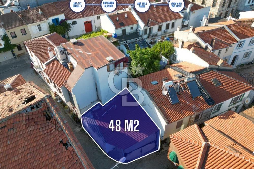 BOZCAADA ALAYBEY MAHALLESINDE SATILIK KÖŞE ARSA