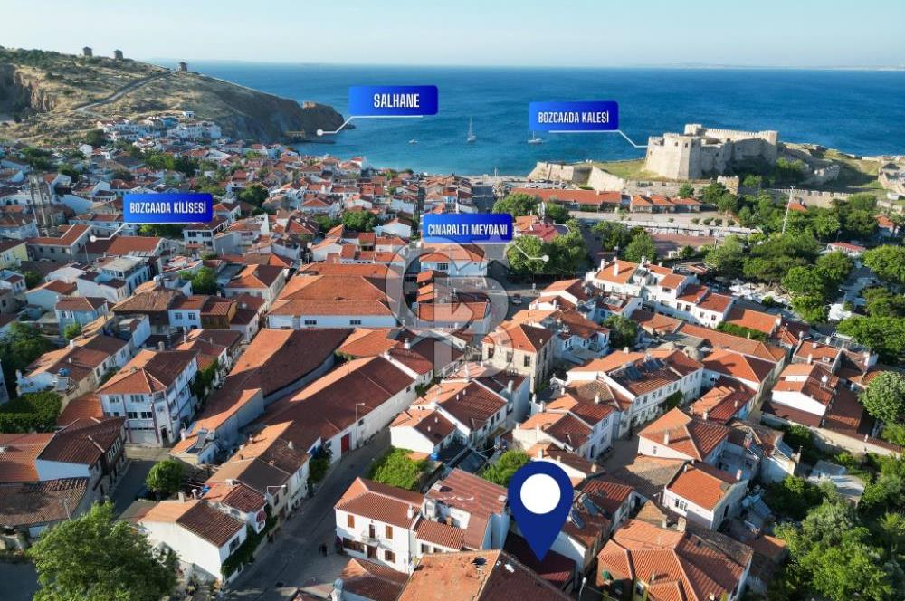 BOZCAADA ALAYBEY MAHALLESINDE SATILIK KÖŞE ARSA