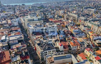 TAKSİM MEYDANA YÜRÜME MESAFESİNDE GENİŞ CEPHELİ KOMPLE BİNA