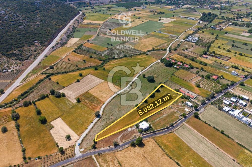 ANTALYA KAŞ BEZİRGAN DA CB ARDEN DEN 8082 m² SATILIK TARLA