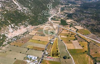 ANTALYA KAŞ BEZİRGAN DA CB ARDEN DEN 8082 m² SATILIK TARLA