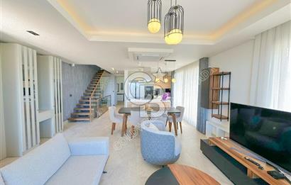 SOĞUCAK'TA KİRALIK DENİZ MANZARALI 5+2 TRİPLEKS VİLLA