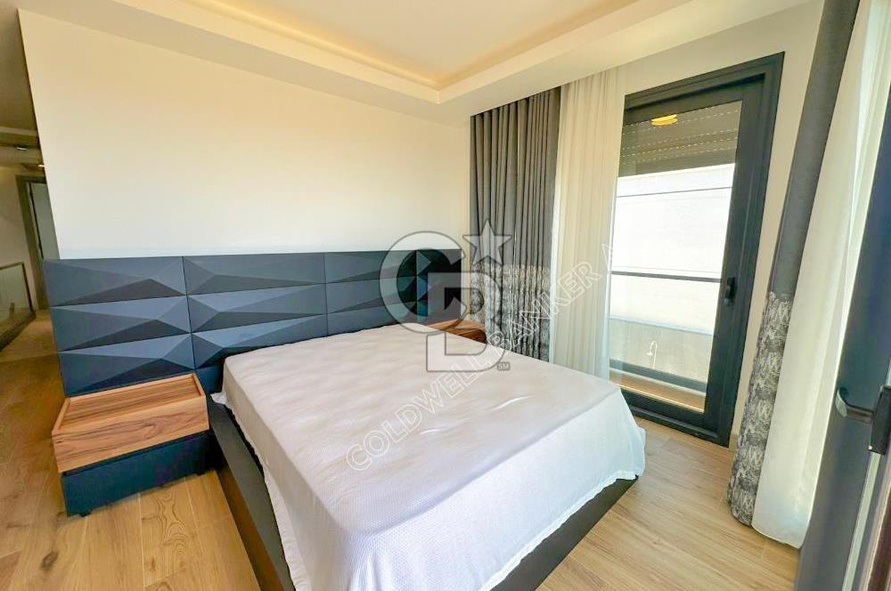 SOĞUCAK'TA KİRALIK DENİZ MANZARALI 5+2 TRİPLEKS VİLLA