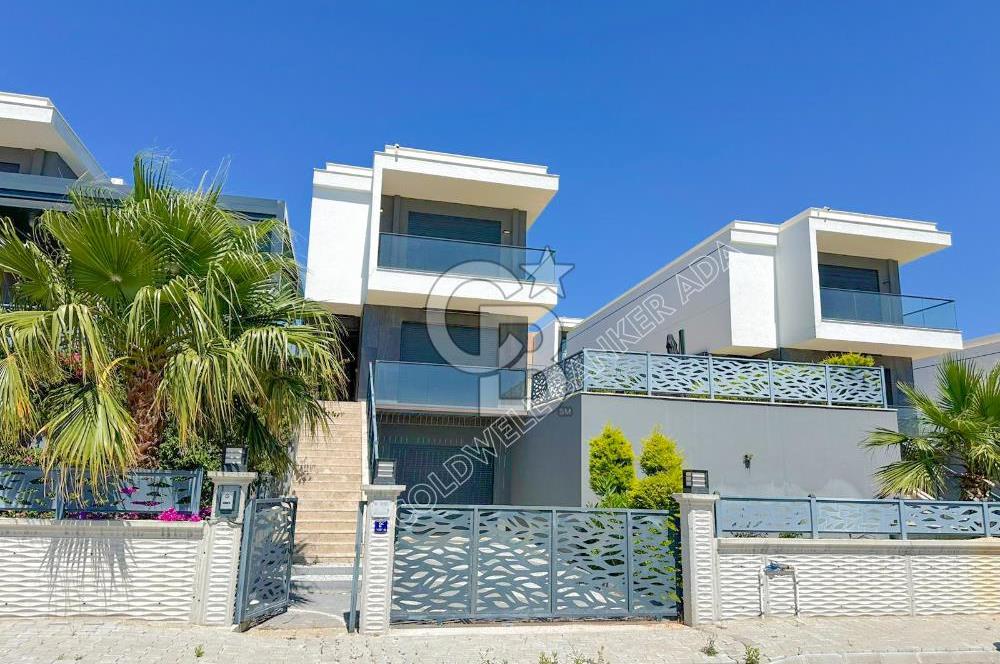 SOĞUCAK'TA KİRALIK DENİZ MANZARALI 5+2 TRİPLEKS VİLLA