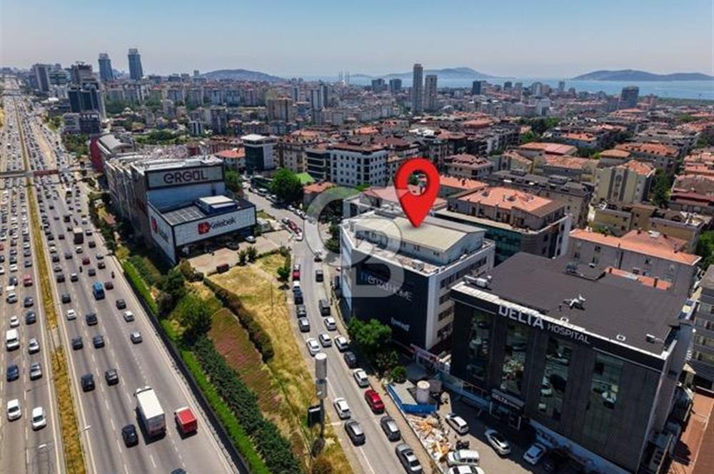 İDEALTEPE E5'TE PRESTİJLİ BİNADA KDVLİ 400 M2 KİRALIK PLAZA KATI