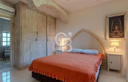 Bodrum Türkbükü’nde Eşyalı 1+1 Kış Bahçeli Müstakil Taş Ev