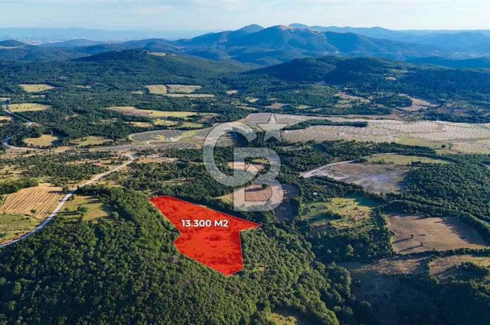 ÇANAKKALE MERKEZ KOCALAR KÖYÜNDE 13.300 M2 TARLA