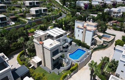 BODRUM HEBİL KOYUNDA ÖZEL HAVUZLU ŞÖMİNELİ LÜKS 6+2 VİLLA