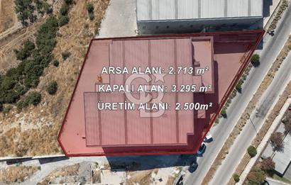 İzmir İTOB OSB'de yüksek tavanlı Prestijli Üretim Tesisi