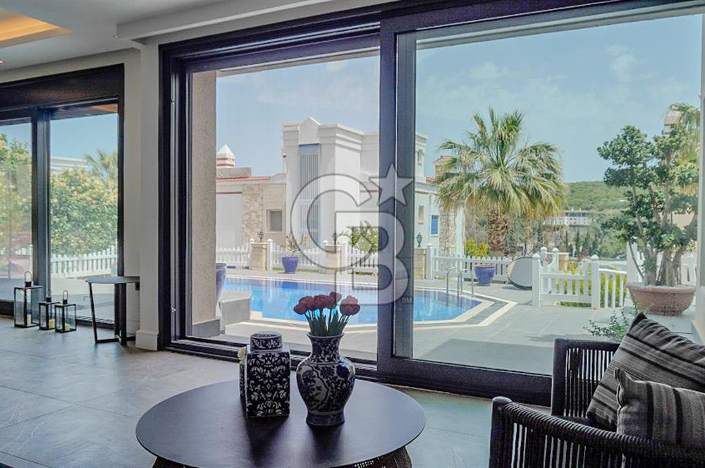 BODRUM HEBİL KOYUNDA ÖZEL HAVUZLU ŞÖMİNELİ LÜKS 6+2 VİLLA