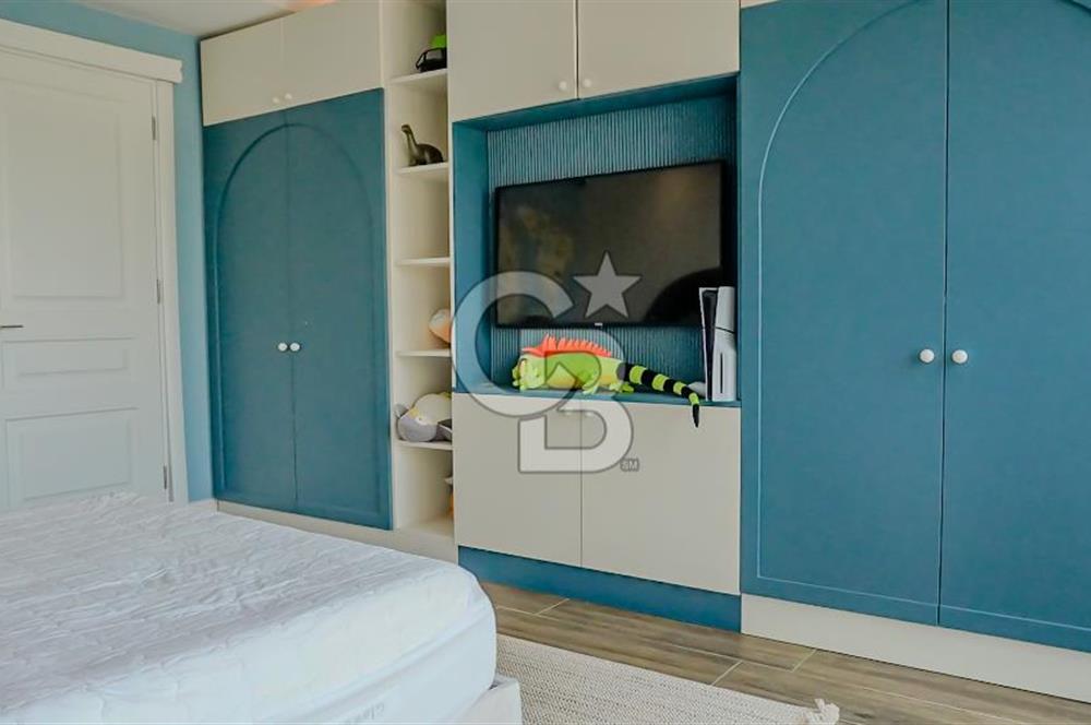 BODRUM HEBİL KOYUNDA ÖZEL HAVUZLU ŞÖMİNELİ LÜKS 6+2 VİLLA