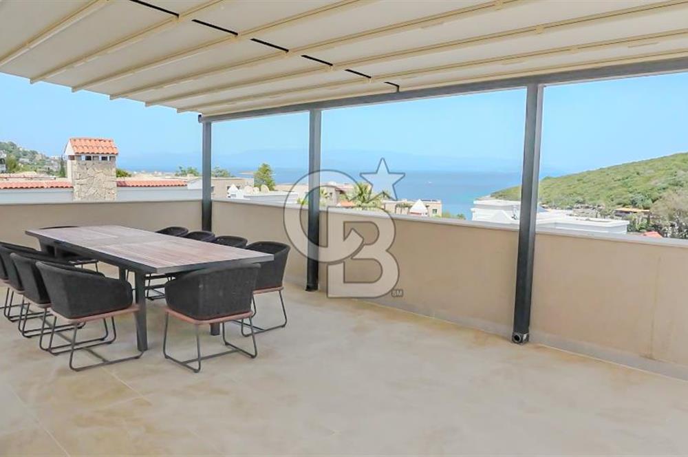BODRUM HEBİL KOYUNDA ÖZEL HAVUZLU ŞÖMİNELİ LÜKS 6+2 VİLLA