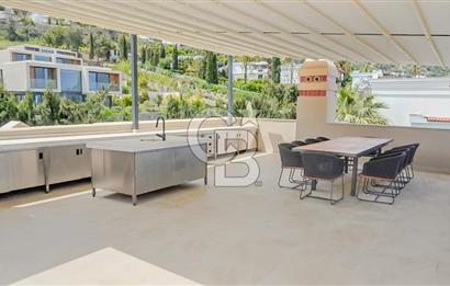 BODRUM HEBİL KOYUNDA ÖZEL HAVUZLU ŞÖMİNELİ LÜKS 6+2 VİLLA