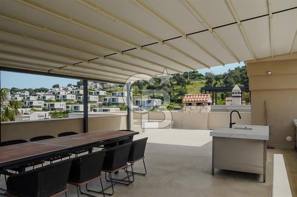 BODRUM HEBİL KOYUNDA ÖZEL HAVUZLU ŞÖMİNELİ LÜKS 6+2 VİLLA