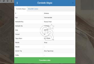 YENİMAHALLE SUSUZ'DA İSTANBUL YOLU YANI 818 M² İMARLI ARSA!! - 1 - 354652