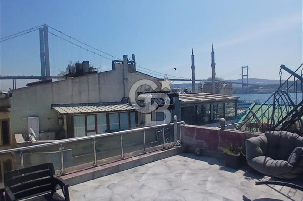 Ortaköy'de Boğaz Manzaralı, 5 Katlı Komple Bina Devren Kiralık