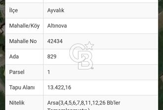 Ayvalık Altınova Villa İmarlı 223 m2 Arsa - 10 - 354759