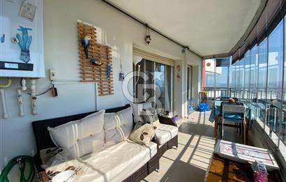 BAYRAKLI 75.YIL'DA DENİZ MANZARALI 3+1 SATILIK MODERN DAİRE