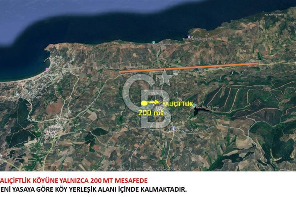 MUDANYA ÇEVRE YOLU PROJESİNE 1 KM MESAFEDE DENİZ MANZARALI YATIRIMLIK