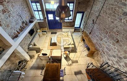 AYVALIK MERKEZ'DE MASRAFSIZ AİR BNB YAPILAN LOFT RUM EVİ