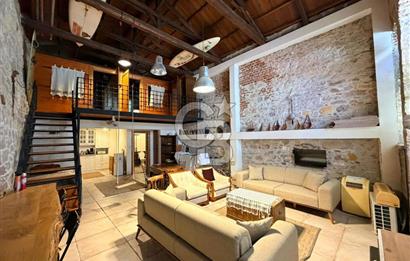 AYVALIK MERKEZ'DE MASRAFSIZ AİR BNB YAPILAN LOFT RUM EVİ