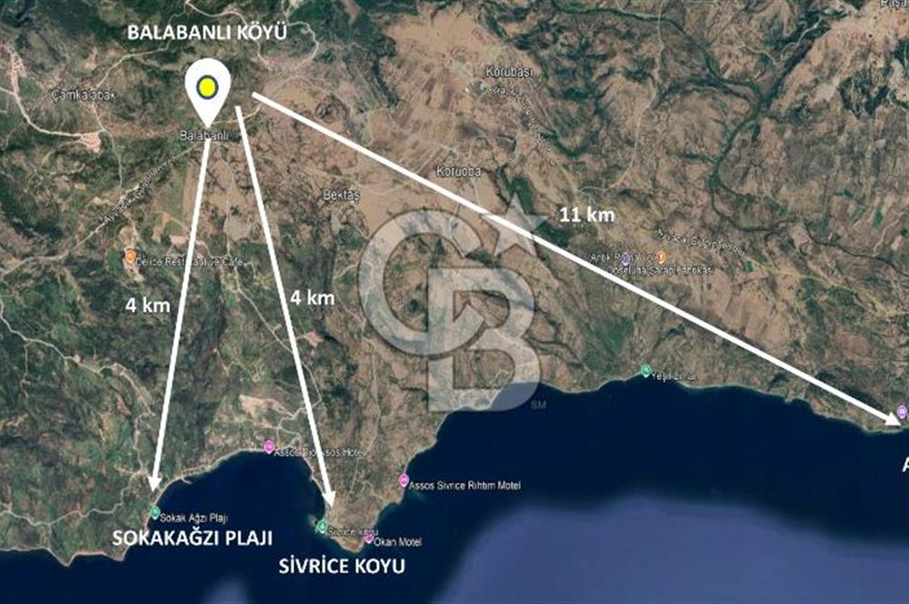 ASSOS'DA MUHTEŞEM KALİTEDE 1+1 SATILIK DUBLEKS 'ler