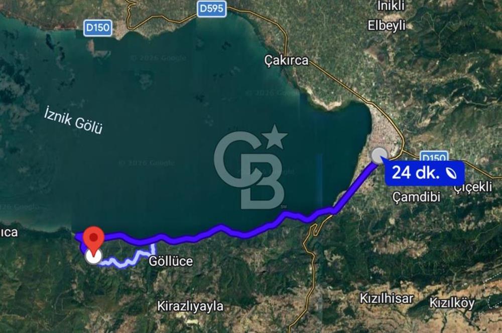 İznik Gölü Manzaralı Satılık İmarlı Arsa