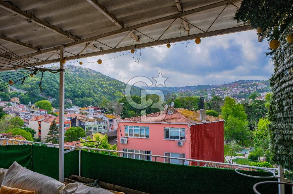 Sarıyer Merkez Teraslı ve Boğaz Manzaralı Satılık Komple Bina