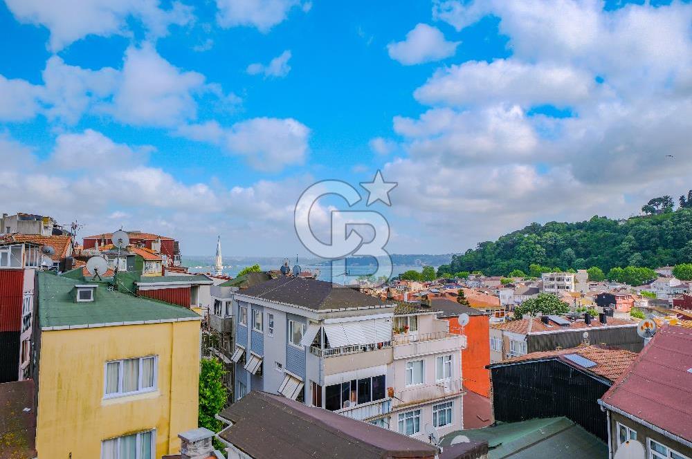 Sarıyer Merkez Teraslı ve Boğaz Manzaralı Satılık Komple Bina