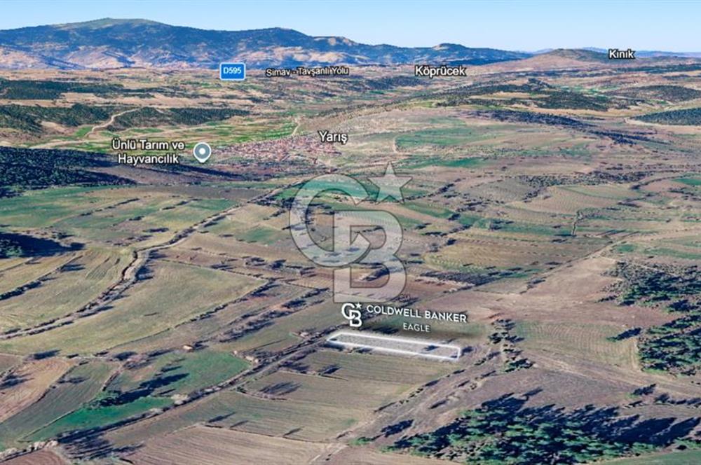 CB EAGLE'Dan KÜTAHYA EMET'DE 904 m² SATILIK TARLA