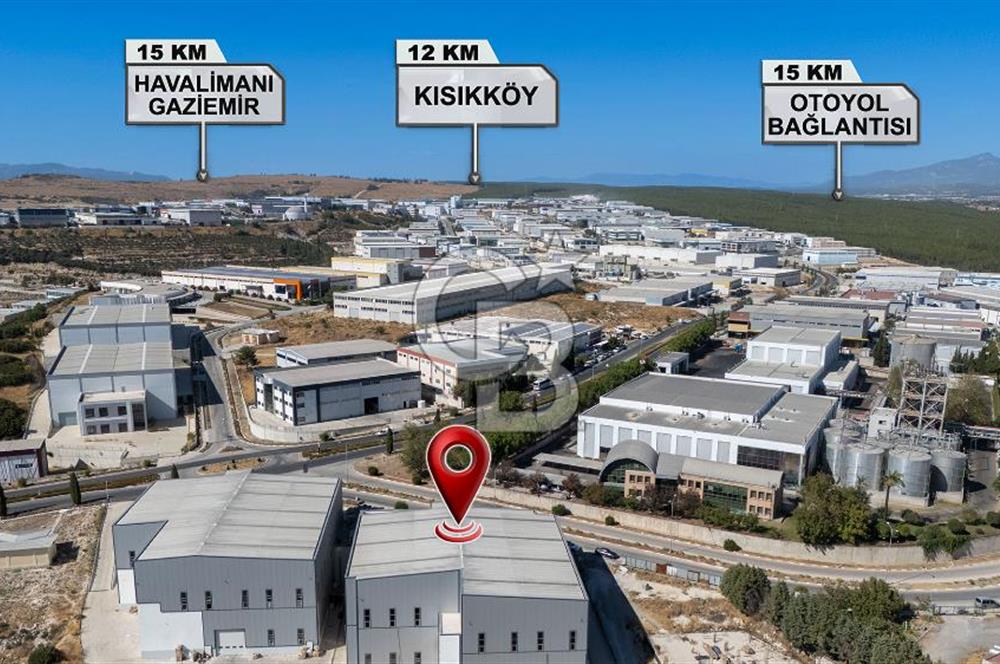 İzmir İTOB OSB'de yüksek tavanlı Prestijli Üretim Tesisi