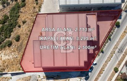 İzmir İTOB OSB'de yüksek tavanlı Prestijli Üretim Tesisi