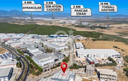 İzmir İTOB OSB'de yüksek tavanlı Prestijli Üretim Tesisi
