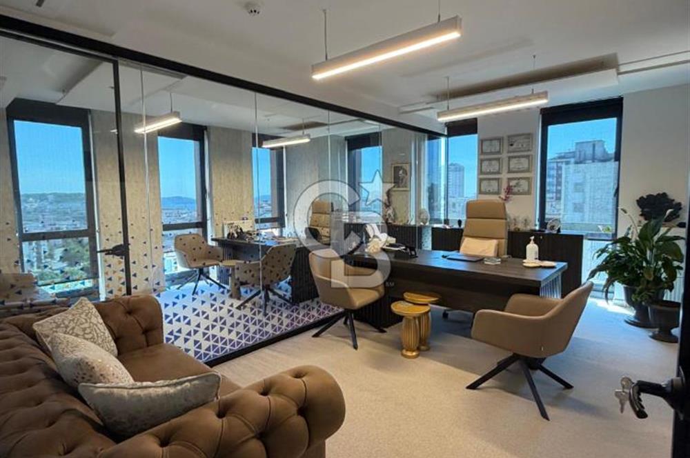 MALTEPE D100 CEPHELİ | 360° DENİZ VE ADALAR MANZARALI | TAM KAT PRESTİJLİ PLAZA OFİSİ