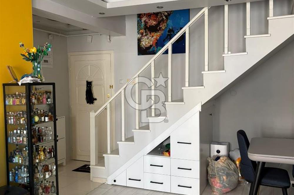 Aksoy' da 2+1 full yenilenmiş dubleks daire