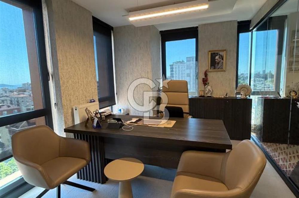 MALTEPE D100 CEPHELİ | 360° DENİZ VE ADALAR MANZARALI | TAM KAT PRESTİJLİ PLAZA OFİSİ