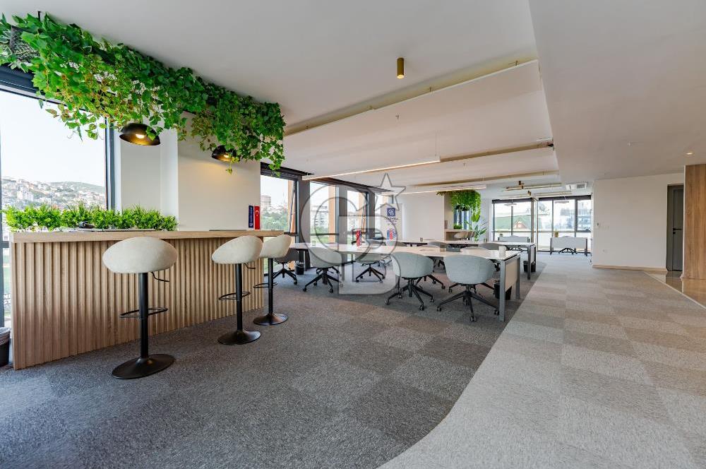 MALTEPE D100 CEPHELİ | 360° DENİZ VE ADALAR MANZARALI | TAM KAT PRESTİJLİ PLAZA OFİSİ