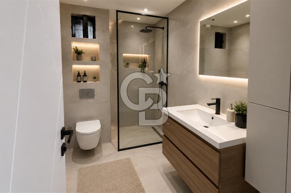 ÇANAKKALE'DE BOĞAZ MANZARALI ARAKAT,SIFIR SATILIK 2+1 DAİRE