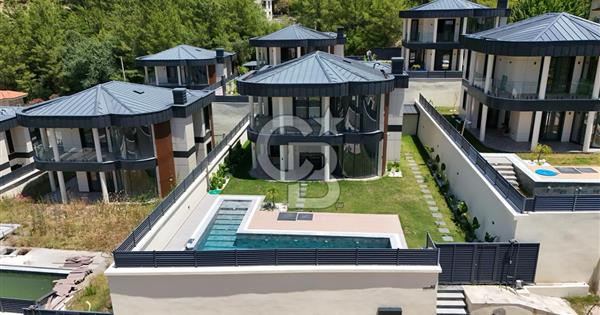 Dalaman EOS ta 450m² Bahçeli, Havuzlu, Sıfır Lüks Villa - 355266