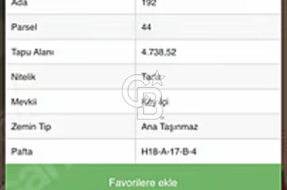 Çanakkale Biga Balıklıçeşme de satılık 7202 m2 tarla
