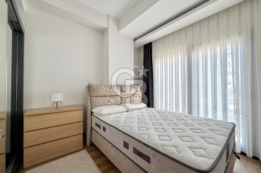 BORNOVA AVCILAR EFFECT KİRALIK 1+1 TADİLATLI KÖŞE KONUMLU DAİRE