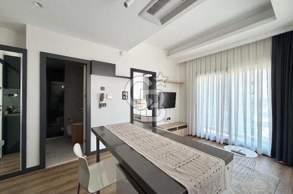BORNOVA AVCILAR EFFECT KİRALIK 1+1 TADİLATLI KÖŞE KONUMLU DAİRE
