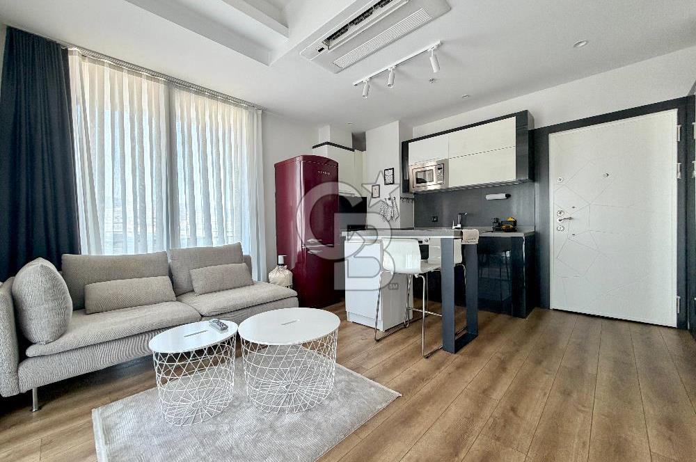 BORNOVA AVCILAR EFFECT KİRALIK 1+1 TADİLATLI KÖŞE KONUMLU DAİRE